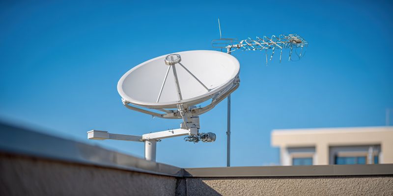 Rooftop Antenna Installation